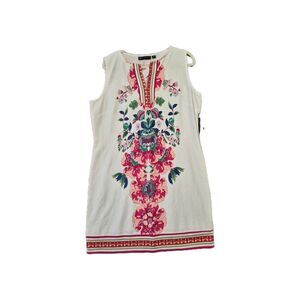 NY&Co. New York And Company Women's Sleevless Floral Print Shift Dress XL